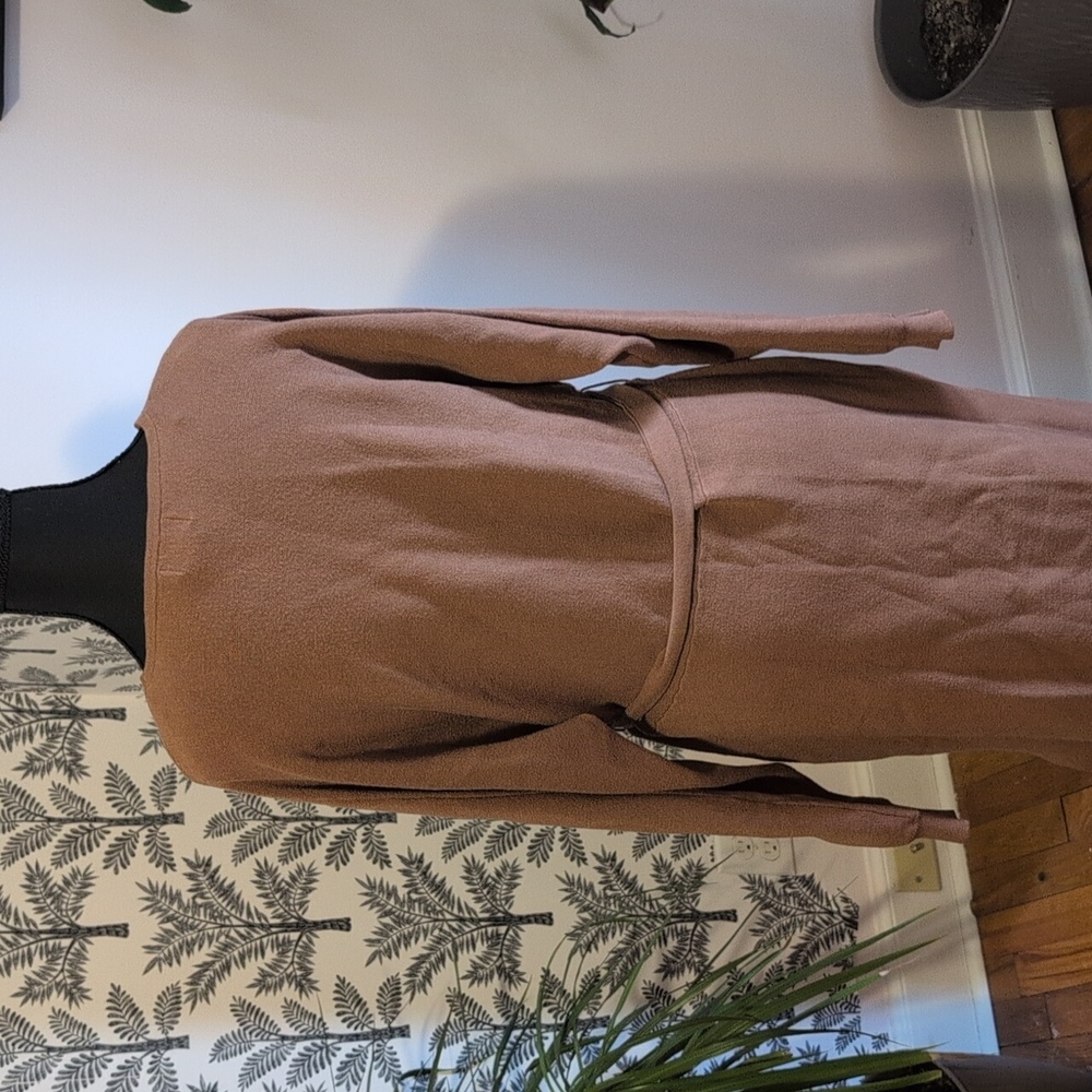 Nicole Miller Brown Wrap Dress - Picture 7 of 8